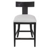 Idris Modern Wood Counter Stool, Counter & Bar Stool by Uttermost, 20" width x 38" height x 22.5" depth thumbnail 1