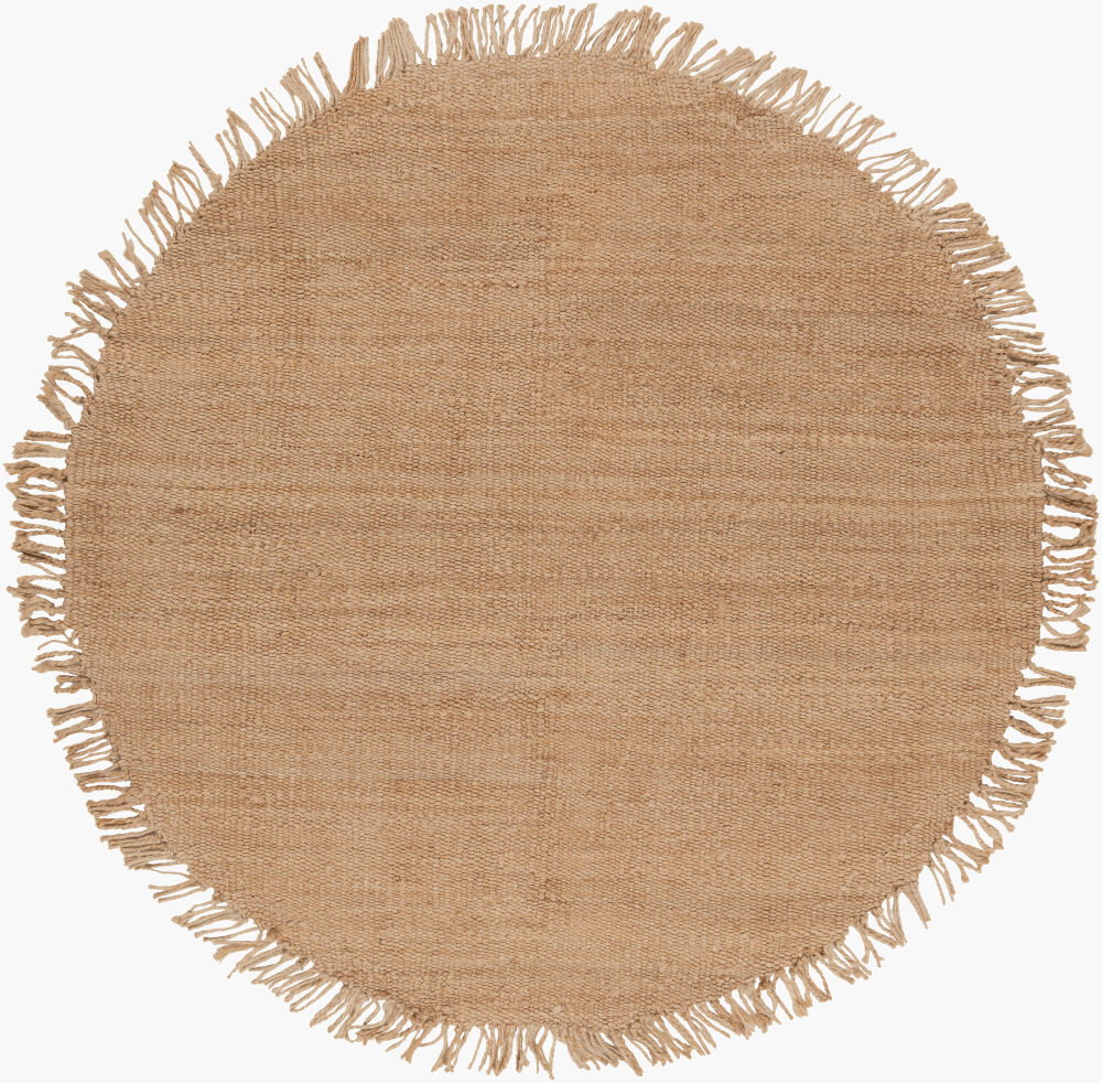 Jute Handmade Rug, by Surya, 6' length x 6' width