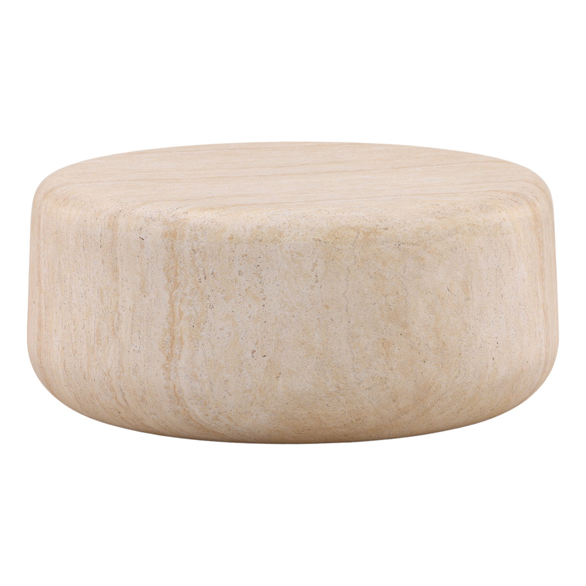 Kassia Coffee Table Natural, by Dovetail, 35.5" width x 16" height x 35.5" depth View 1