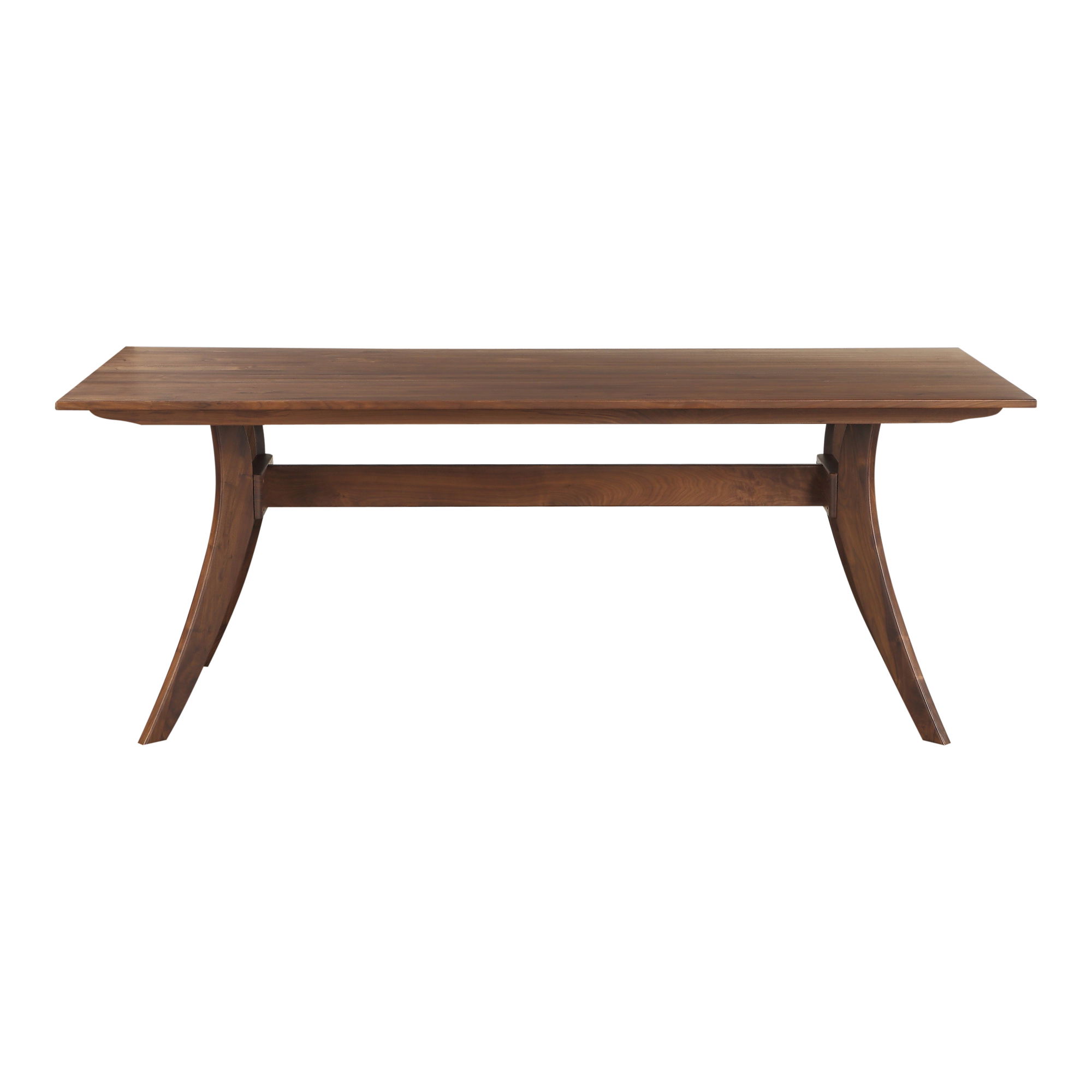 Florence Small Dining Table Brown, by Moe's Home, 63" width x 30" height x 33.5" depth View 1