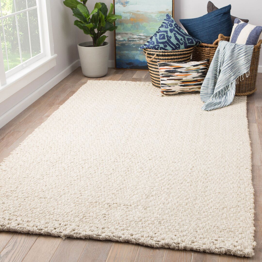 Tate Hand-Loomed Jute/Sisal Ivory Area Rug large image 