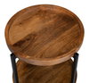 Profile Round End Table, by Sarreid, 1'10" length x 1'10" width x 2' height thumbnail 11