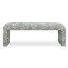 Amie Spa Blue Bench, Furniture by Uttermost, 54" width x 18" height x 19" depth thumbnail 1