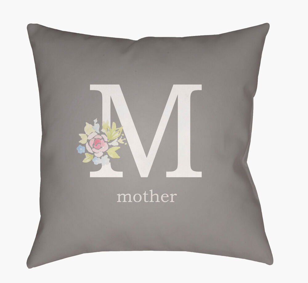 Mother Accent Pillow, Decorative Pillow by Surya, 18" length x 18" width