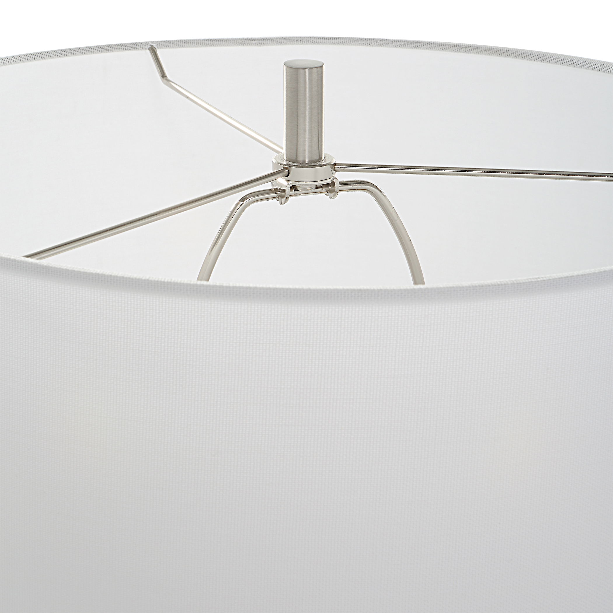 Hourglass White Table Lamp large image 