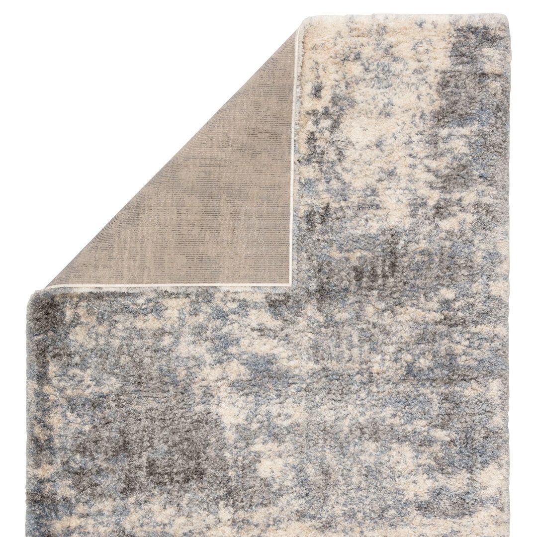 Jaipur Living Edern CEN01 Handknotted Stripes Black Area Rug (9'x12') large image 