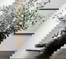 Online Designer Combined Living/Dining Faux Olive Branch