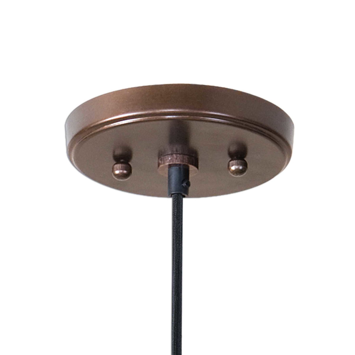 Barnstead 1 Light Copper Pendant, by Uttermost, 14" width x 6" height x 14" diameter x 14" depth View 3