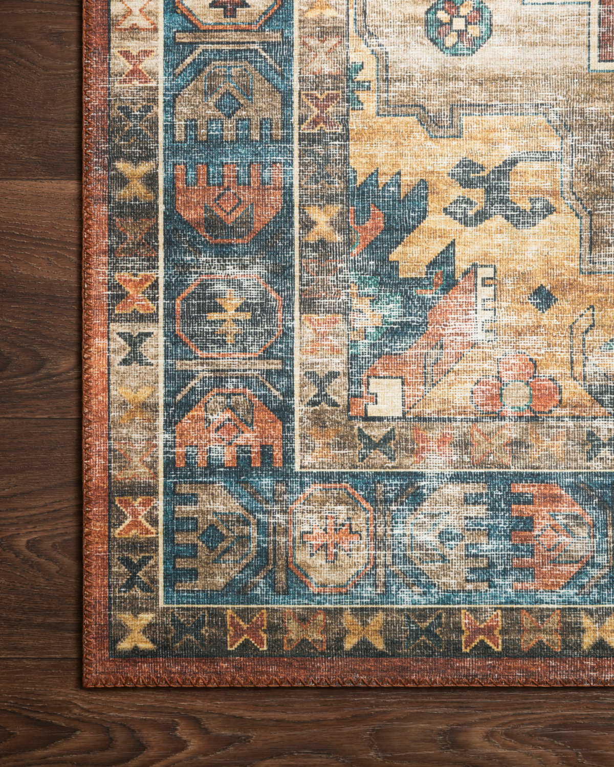 Loloi Skye Rug, 1'6" length x 1'6" width View 6