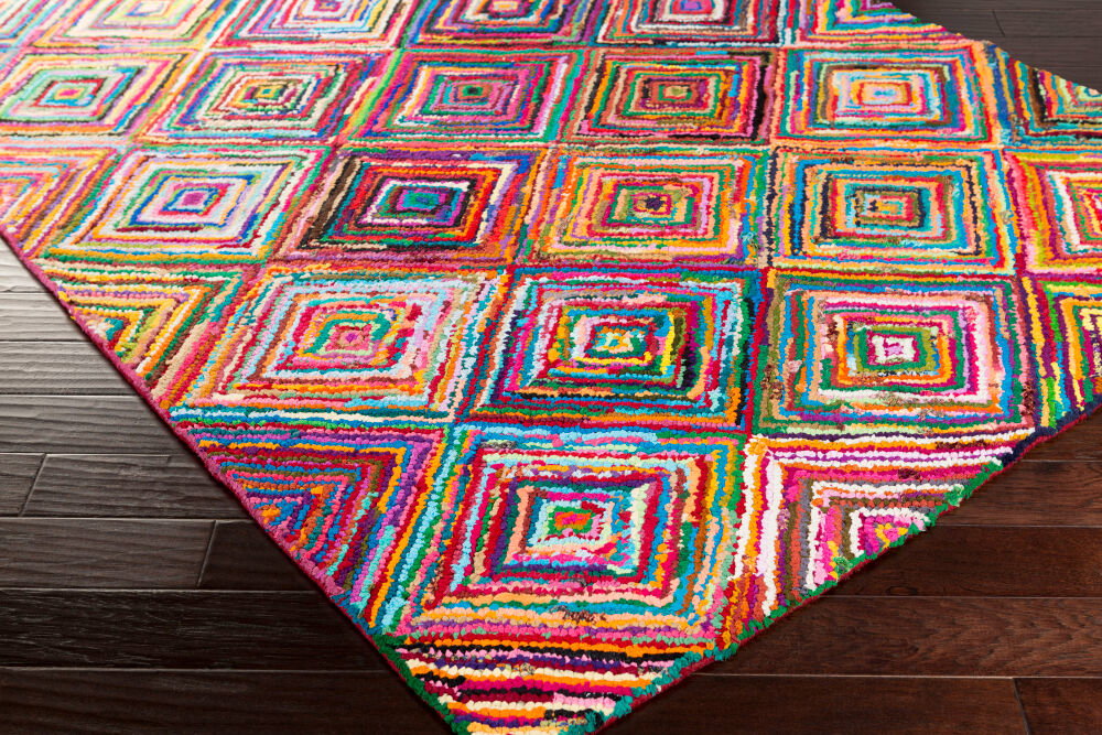 Boho Handmade Rug, by Surya, 8' length x 2'6" width