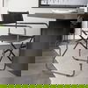 Direttore Black Iron Frame Black Leather Dining Chair thumbnail 2