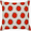 Ikat Dots Accent Pillow, Decorative Pillow by Surya, 18" length x 18" width thumbnail