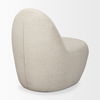 Beverly Cream Boucle Accent Chair, by Mercana, 26.38" length x 32.68" width x 31.5" height thumbnail 7