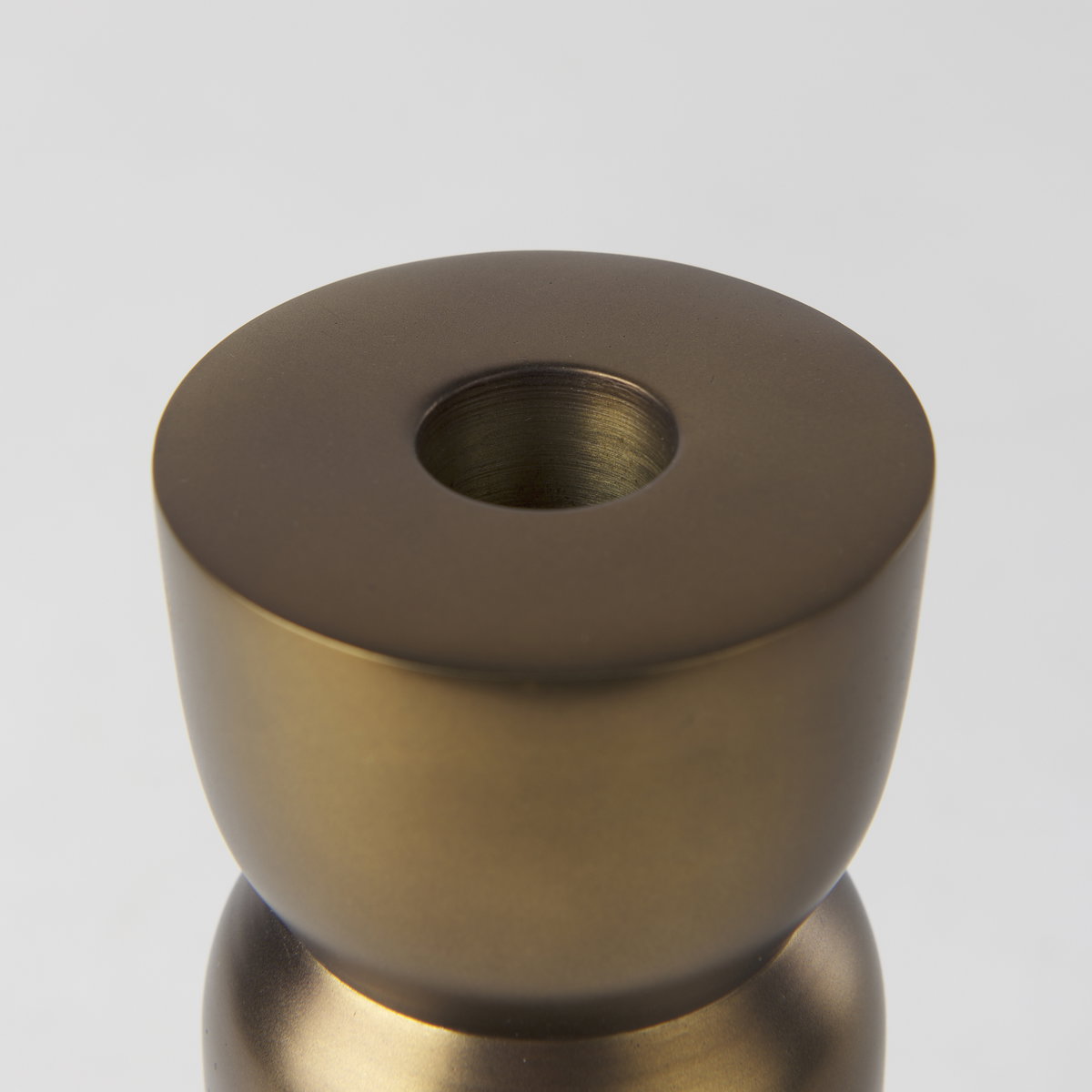 Malta Aluminum Candle Holder Large, Candles & Candle Holder by Mercana, 2.5" length x 2.5" width x 7.5" height View 7