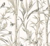 Bambou Toile White Wallpaper, by York Wall, 27' length x 2'3" width x 0.02" depth thumbnail 1