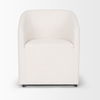 Sondra Oatmeal Performance Fabric Upholstered Club Dining Chair thumbnail 6