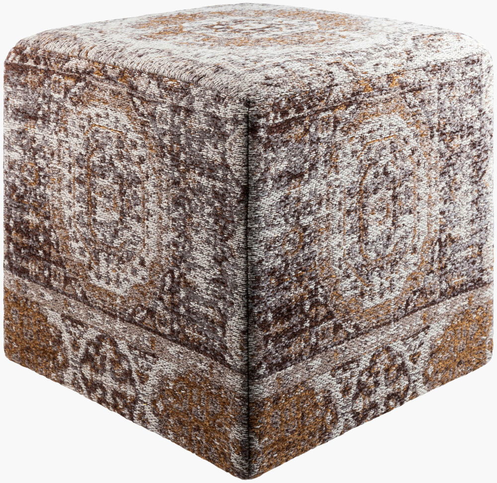 Amsterdam Ottoman, by Surya, 18" width x 18" height