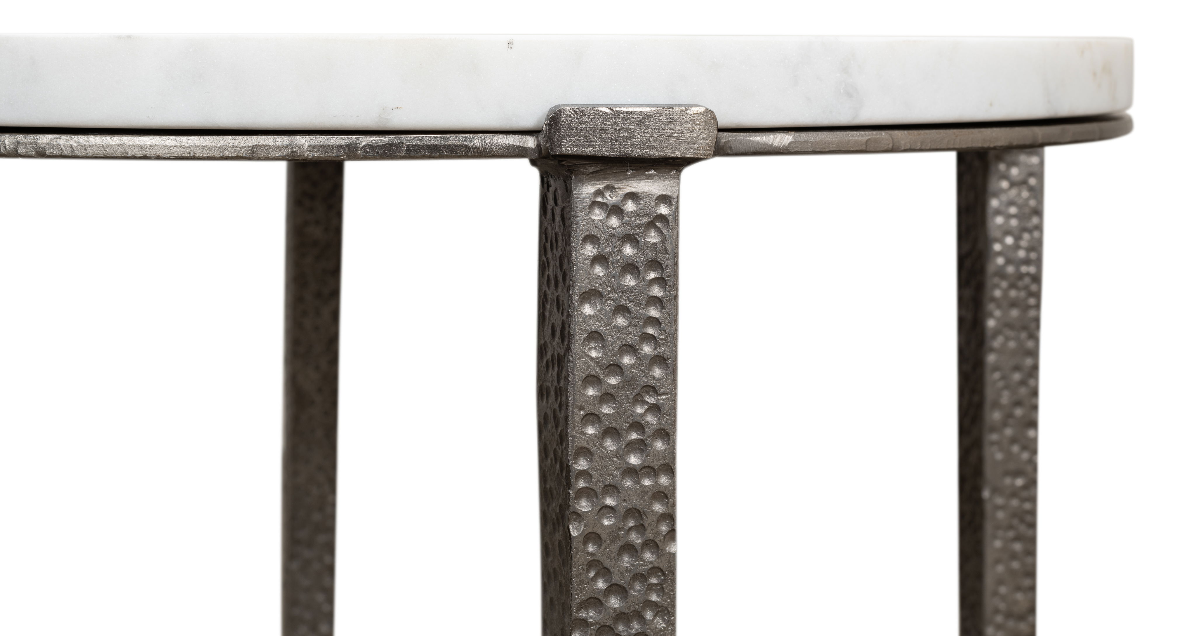 Banswara Round Table, Side & End Table by Sarreid, 18" length x 18" width x 24" height View 5