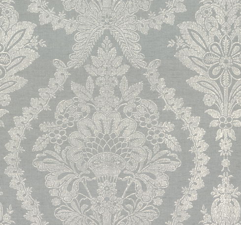Heritage Damask Silver & Grey Wallpaper