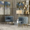 Haider Gray Accent Chair thumbnail 1