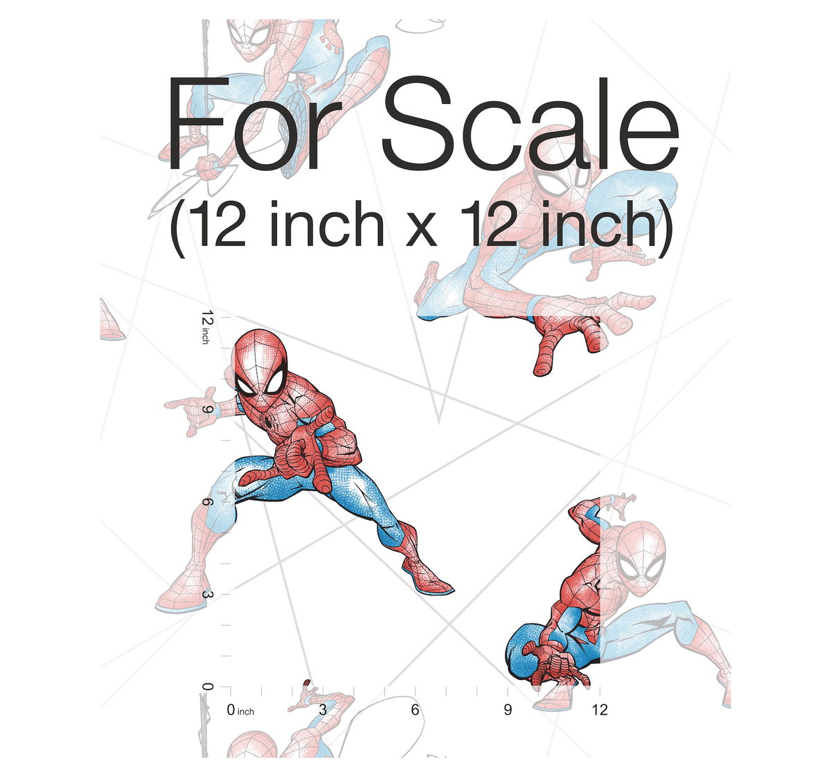 Spider-Man Fracture Blue & Grey Wallpaper, by York Wall, 33' length x 1'8.5" width x 0.02" depth View 2