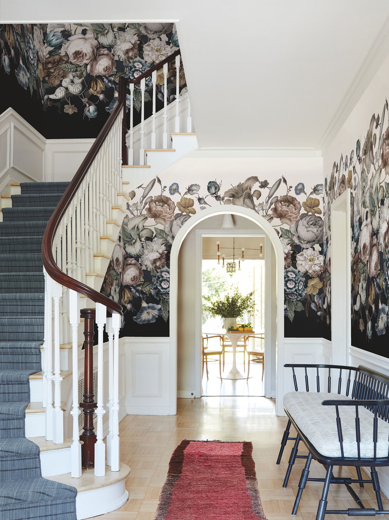 Rachel Rose White Wall Mural large image 