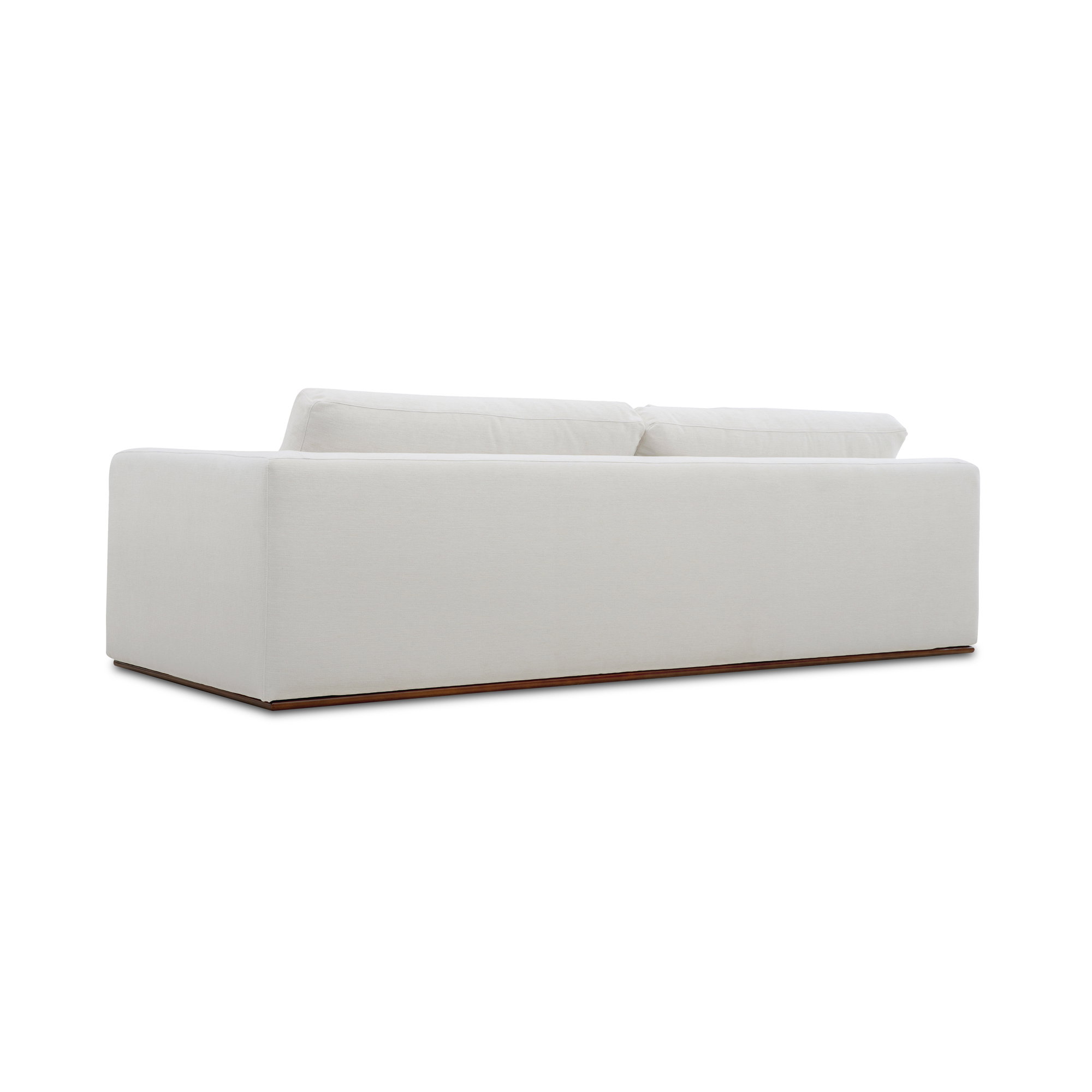 Rue Sleeper Sofa Off White, Sofa Bed by Moe's Home, 97.5" width x 25" height x 40.5" depth View 2