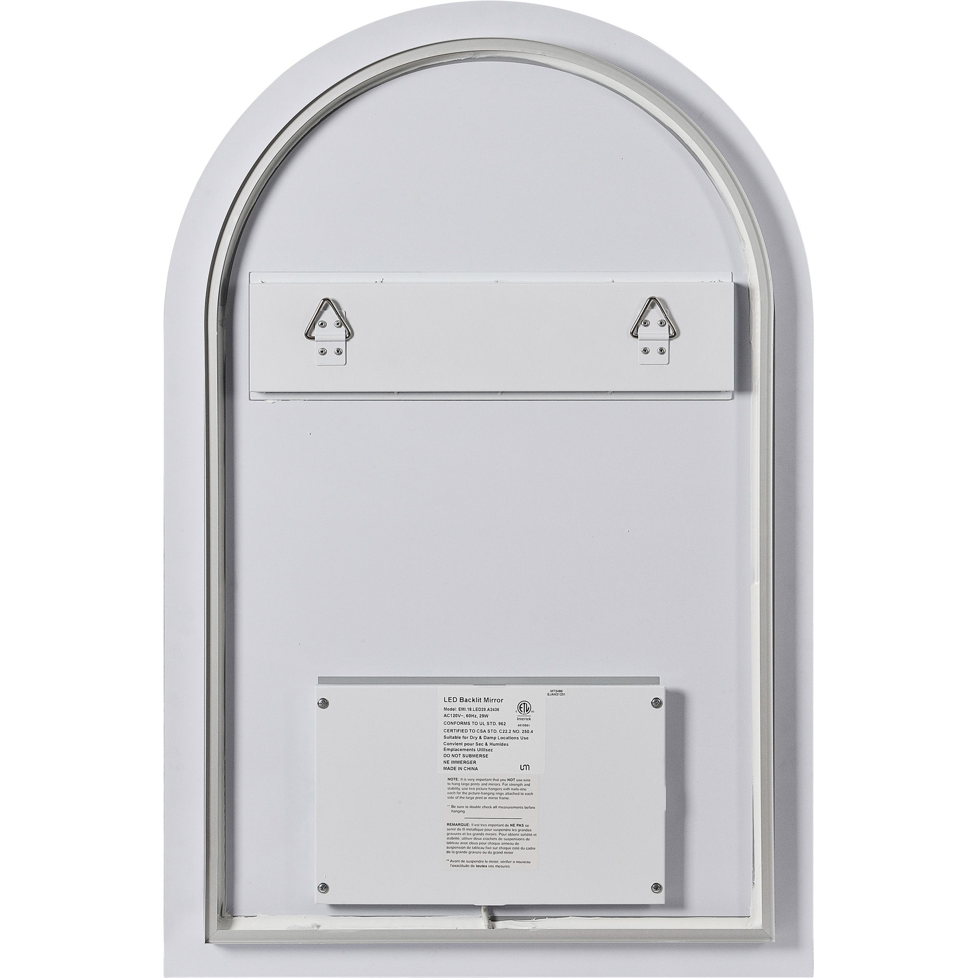 Blanca Led Mirror, by Renwil, 36" height x 1.25" depth View 4