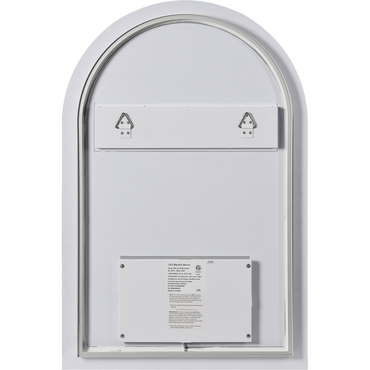 Blanca Led Mirror, by Renwil, 36" height x 1.25" depth View 4