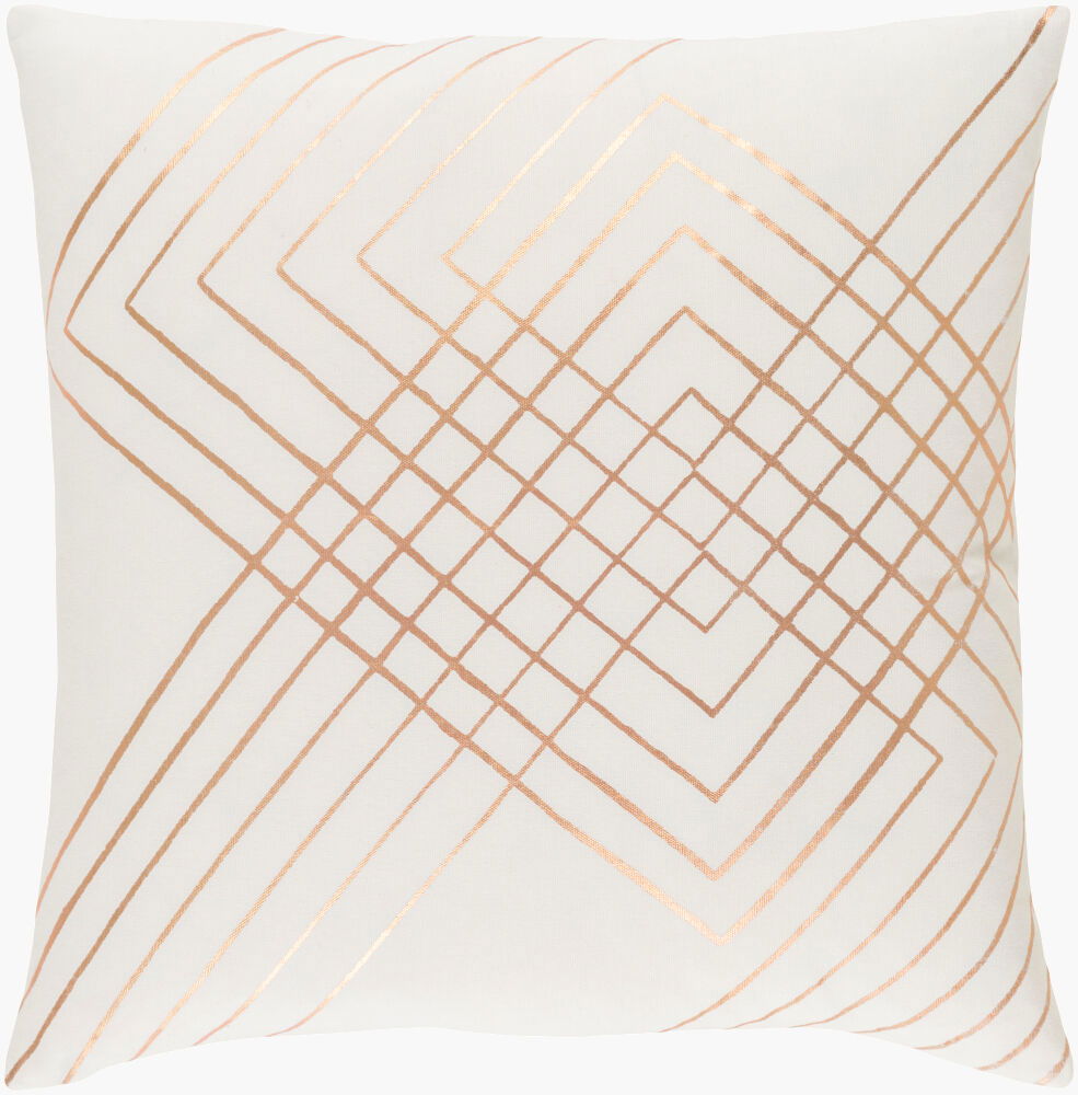 Crescent Accent Pillow Poly, Decorative Pillow by Surya, 22" length x 22" width