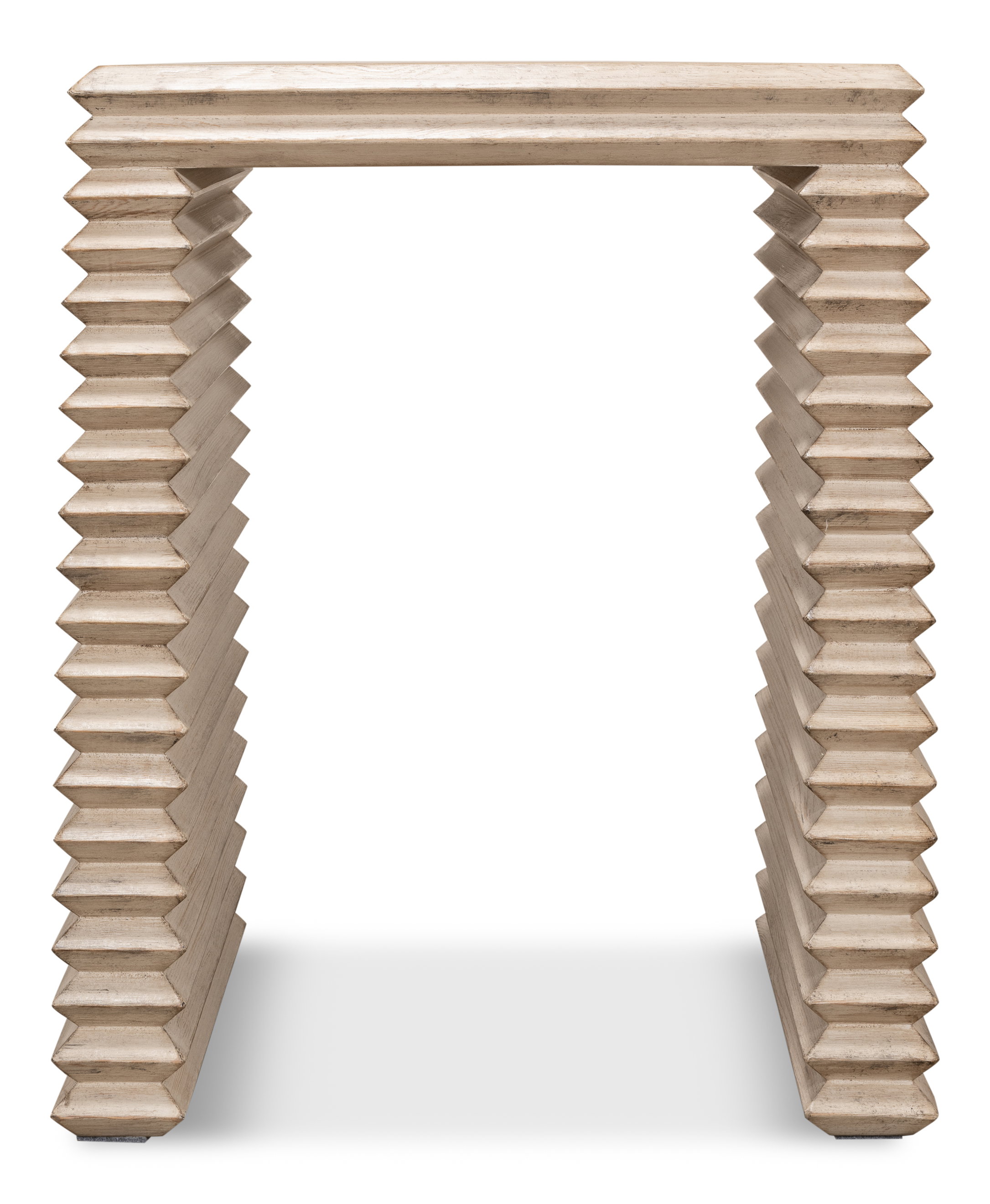 *Stacked Side Table, Stone Grey, Side & End Table by Sarreid, 20" length x 16" width x 24" height View 5