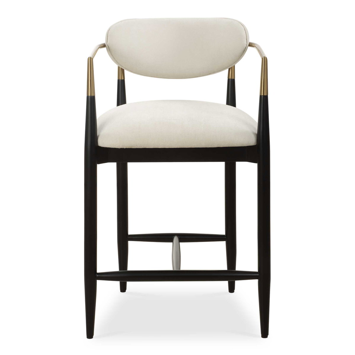 Moxie White Counter Stool, Counter & Bar Stool by Uttermost, 21.5" width x 36.5" height x 22.5" depth View 1