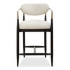 Moxie White Counter Stool, Counter & Bar Stool by Uttermost, 21.5" width x 36.5" height x 22.5" depth thumbnail 1