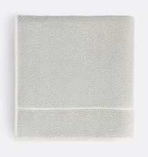 Online Designer Bathroom Organic Cotton Heathered Towels - Bath Towel - Dutch Blue