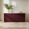 Nadine Sideboard Deep Burgundy, Cabinets & Sideboard by Moe's Home, 78" width x 33" height x 20" depth thumbnail 9