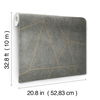 Nazca Dark Grey & Gold Wallpaper, by York Wall, 32'9.6" length x 1'8.8" width x 0.02" depth thumbnail 5
