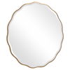 Aneta Gold Round Mirror, by Uttermost, 42" width x 42" height x 0.5" depth thumbnail 6