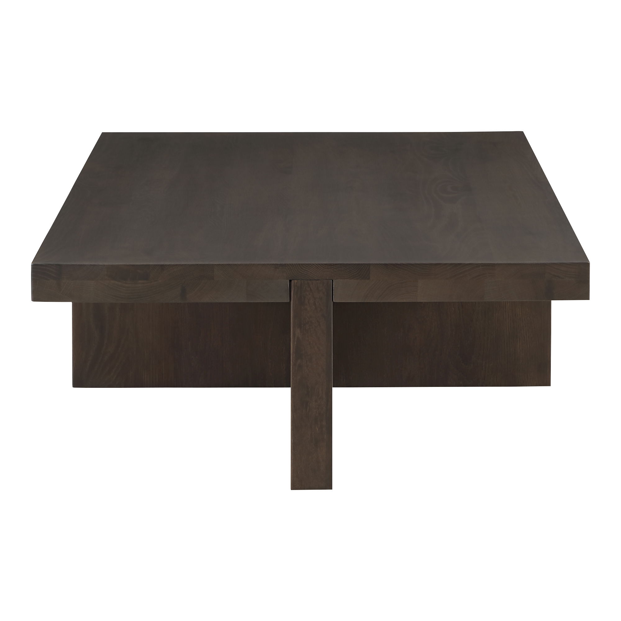 Folke Rectangular Coffee Table Dark Brown, by Moe's Home, 50" width x 13.5" height x 31" depth View 3