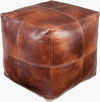 Sheffield Pouf, Ottoman by Surya, 18" width x 18" height thumbnail