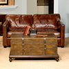 Laramie Trunk Coffee Table, by Sarreid, 2'2" length x 3'7" width x 1'8" height thumbnail 17