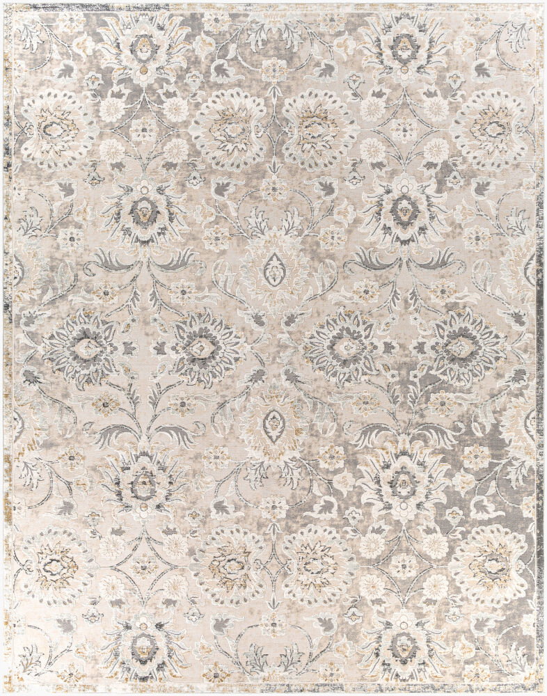 Quatro Machine Woven Rug, by Surya, 10'2.05" length x 7'10.49" width