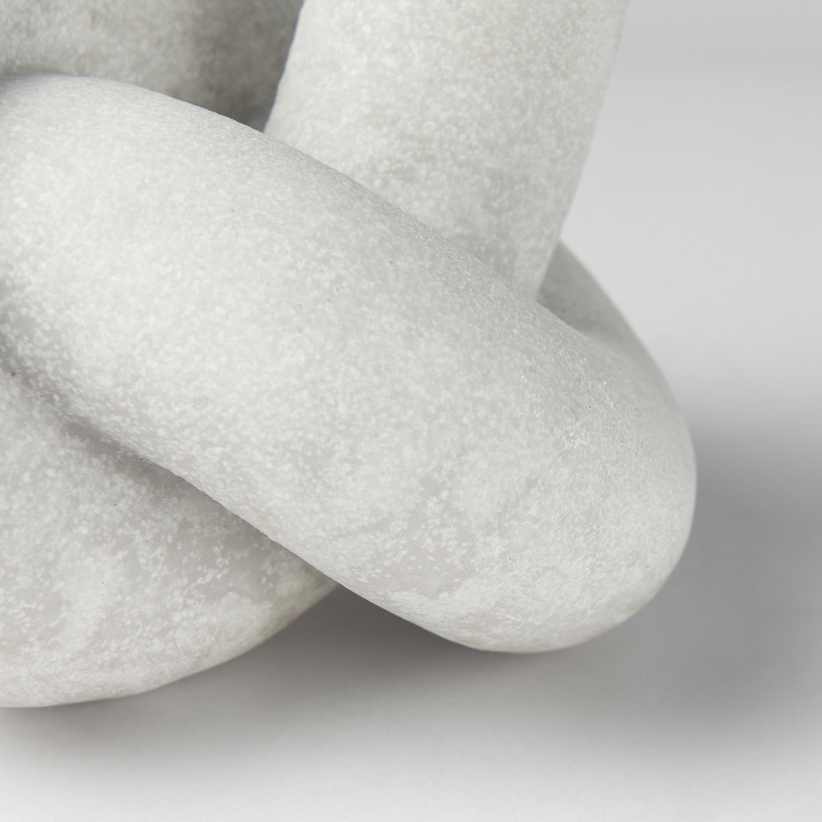 Otto Granite Resin Small Knot Sculpture Decorative Object, by Mercana, 7.99" length x 7.01" width x 5" height View 9