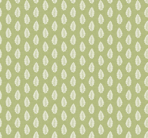 Leaf Pendant Green Wallpaper