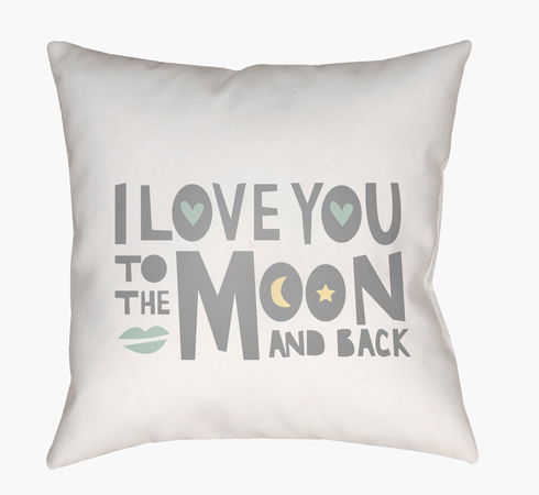 Love To Moon Accent Pillow