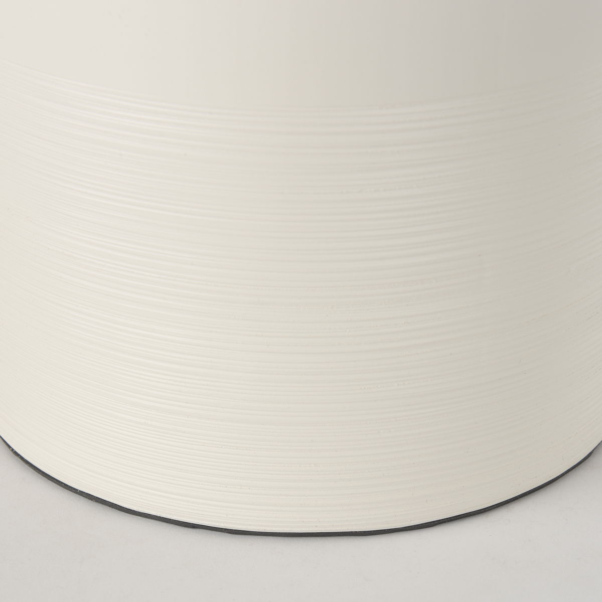 Cato 20.0L x 20.0W x 33.5H Cream Base with White Shade Table Lamp, by Mercana, 18" length x 18" width x 32.8" height View 8