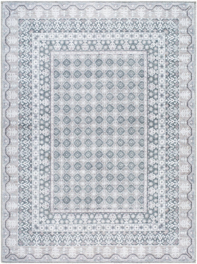 Rainier Machine Woven Rug, by Surya, 7'2.61" length x 5'2.99" width