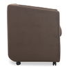 Jane Rolling Dining Chair Brown Velvet thumbnail 2