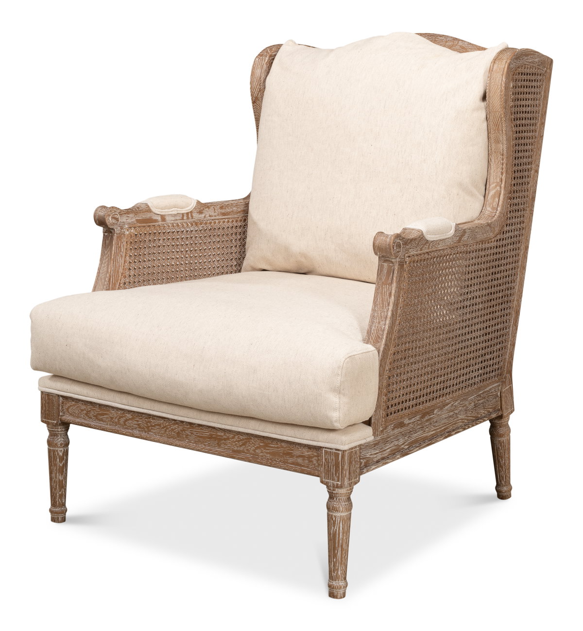 Ava Chair, by Sarreid, 2'11" length x 2'5" width x 3'2" height View 1