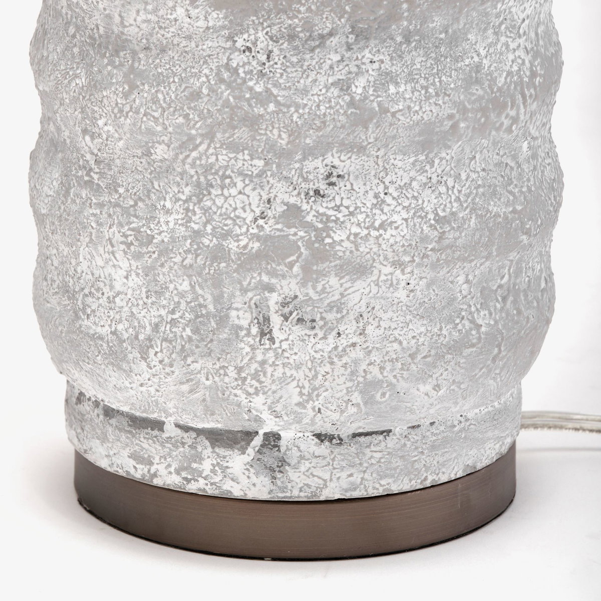 Harlan (30.5'H) Beige-Toned Fabric Shade Gray Concrete Base Table Lamp, by Mercana, 18" length x 18" width x 31" height View 8