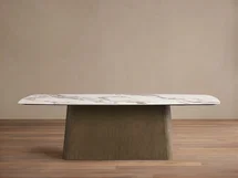 Online Designer Combined Living/Dining Vincenza Dining Table with Toulouse Base